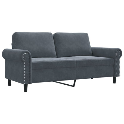 2-seater sofa 140 cm velvet   3-seater sofa 180