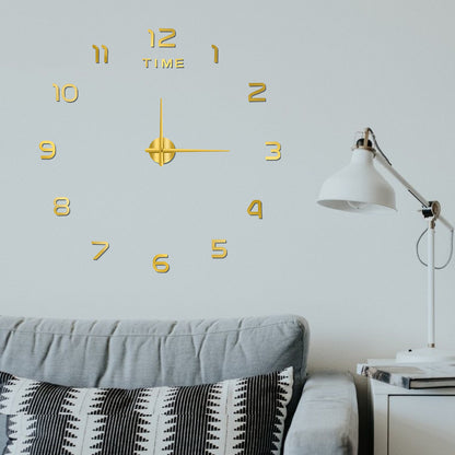 Acrylic Digital Decorative Wall Stickers Clocks