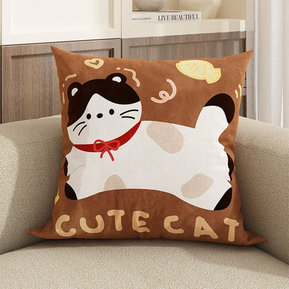 New Cute Dog Pillowcase Bedroom Cushion Cover Sofa Cushions Pillows Cover 45x45cm Pillow Case Home Decoration Car Office Seat